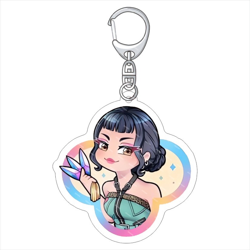 K-POP: Caza Brujas Colgante acrílico KPop Demon Hunters Keychain acrílico