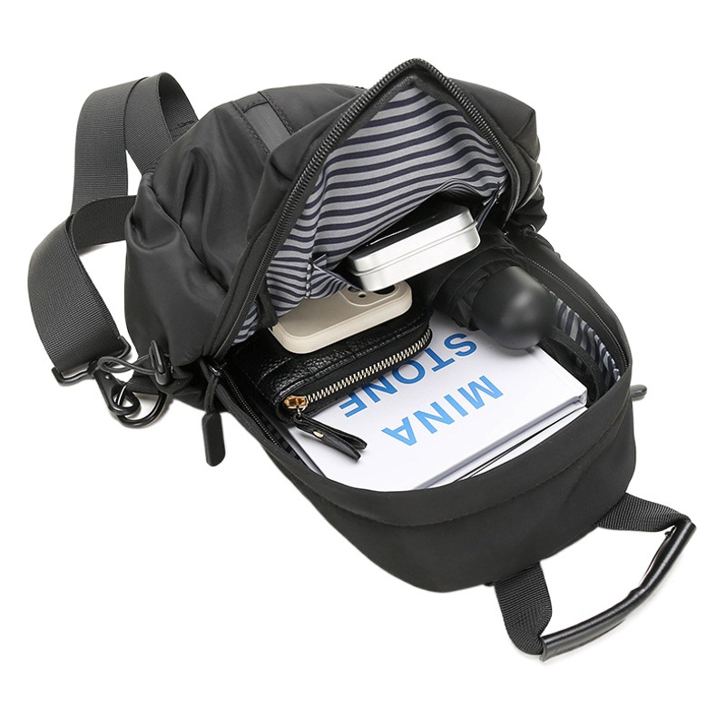 Shoulder Bag Shoulder Bag Crossbody 2022 New Style Chest Bag Men's Backpack Summer Men's Bag Multifunctional Satchel Trendy Men's Casual