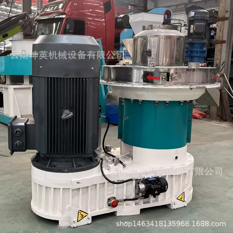 全自动化锯末压缩制粒生产线 生物质燃料颗粒机 新型环保节能设备