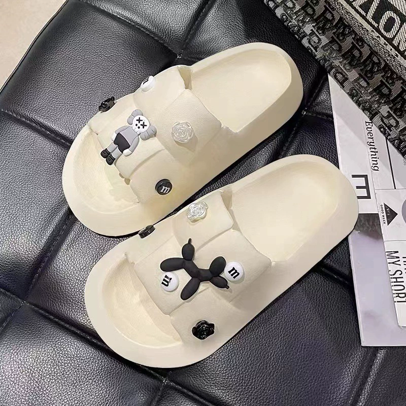 Ступать на фекалии тапочки мужчины летом носить в помещении противоскользящие мягкие подошвы на улице