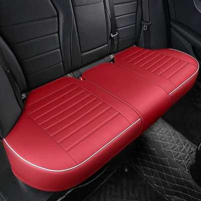 Seat cushion, seat cover: monolithic car seat cushion four - twilight-red-rear-three-person-long-mat-universal