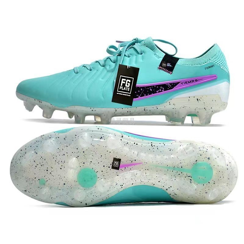 新品レジェンド10サッカーシューズFGロングスパイク防水ニットCR7天然草学生子供競技トレーニングメンズシューズ|undefined