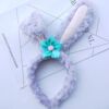 Cartoon headband, plush amusement park, rabbit, cute hair rope, hairgrip