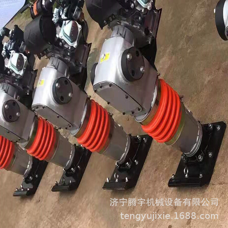 混凝土泥土冲击夯80型价 腾宇电动夯实机 柴油汽油路面冲击压实机