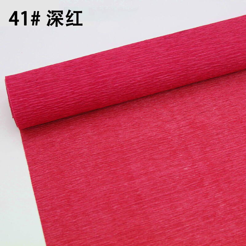 工厂直销跨境彩色皱纹纸褶皱卷边纸25cm*2.5m手工diy花艺制作材料|undefined