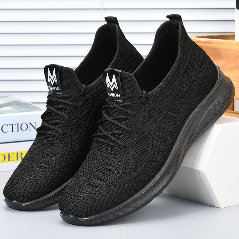 Old Beijing Cloth Shoes Men's Non-slip Soft Bottom Dad Casual Sports Shoes Summer Kitchen Black Breathable Work Shoes Old Beijing Cloth Shoes Men's Non-slip Soft Bottom Dad Casual Sports Shoes Summer Kitchen Black Breathable Work Shoes