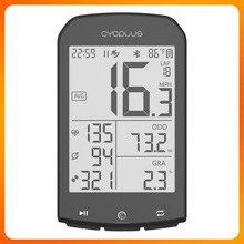 ┈跨境新款赛客加大屏英文GPS码表卫星定位蓝牙防水夜光码