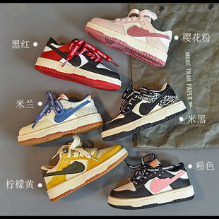 T190 Autumn Children's Shoes New Boys' Low-Top Casual Shoes Girls' Korean Style Medium and Large Children's Shoes Student Trendy Shoes