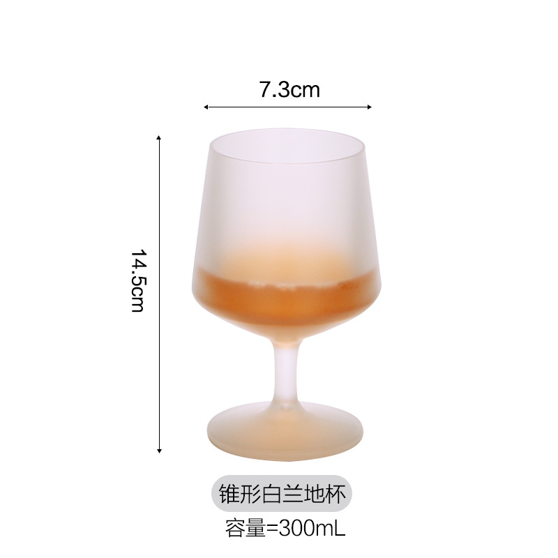 Tazas acrílicas esmeriladas, tazas de whisky, tazas de champán, tazas de vino extranjero KTV, dispensadores de vino comerciales, juegos de tazas de vino