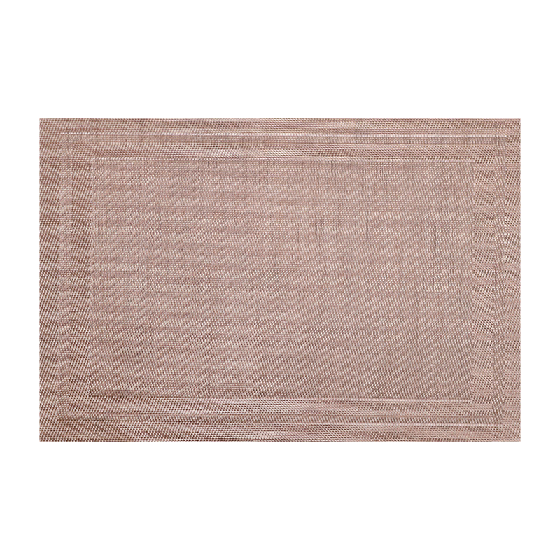 Tipo de marco Teslin PVC fácil de limpiar almohadilla de aislamiento térmico almohadilla de mesa de comedor en el hogar del hotel patrón de dibujos animados almohadilla de mesa occidental