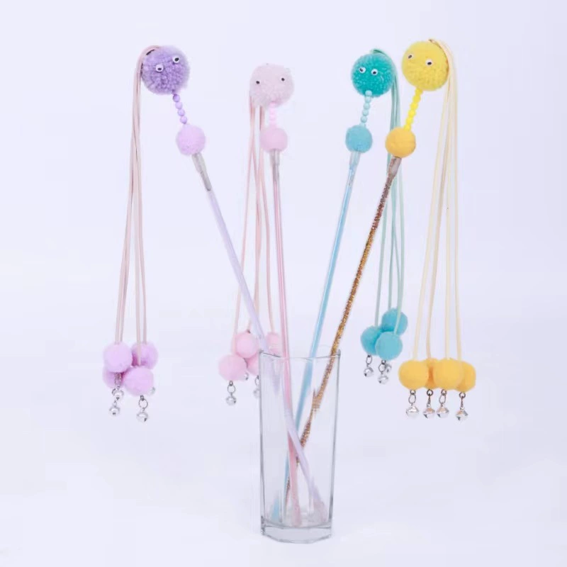 Карманли игрушка для домашних животных маленький монстр забавный кот палочка кисточка забавная кошка палка зоотовары Белл Self-Hi игрушка