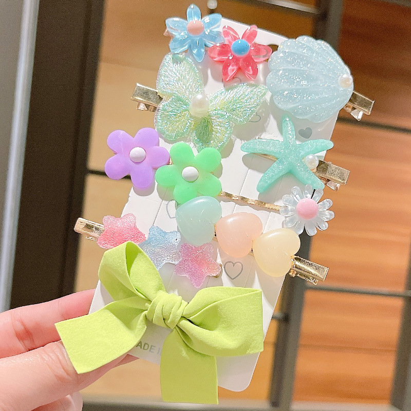 50g Weight Hair Clip Hair Accessories Type 1 Set Quantity Holiday, Daily Occasion Plastic Material Flower, Bow Knot Pattern All Seasons Season Girl'S Gender Cute, Simple Style Style Cute Simple Style Girl'S Flower Bow Knot Plastic Hair Clip 7