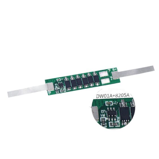 Factory wholesale 18650 and other cylindrical lithium battery 3.7V protection plate plus nickel with current 3-10A battery accessories