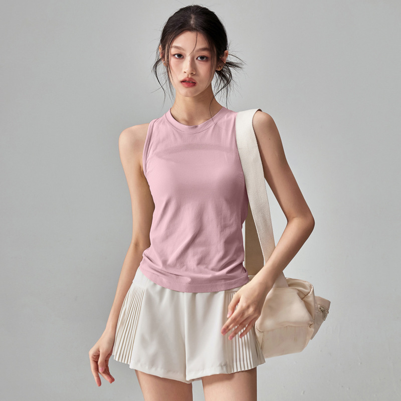 女性用ヨガウェア、新しい万能夏用速乾Tシャツショーツ2点セット、ランニングスポーツピラティスフィットネススーツ|undefined