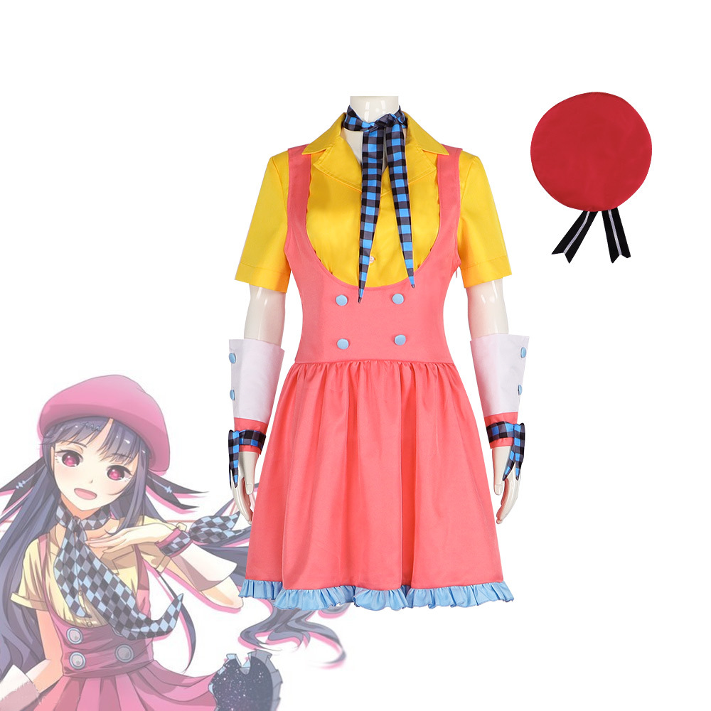 Virtual singer Mika's dictionary girl cosplay stage performance outfit, singing outfit, dress
