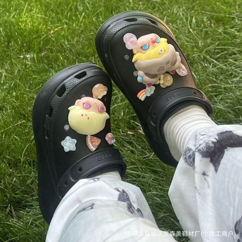 Pop Mart 3D Accessory Stereo Figure Hole Shoes Detachable Shoe Flower Shoe Buckle Cute Personality Clip Ins