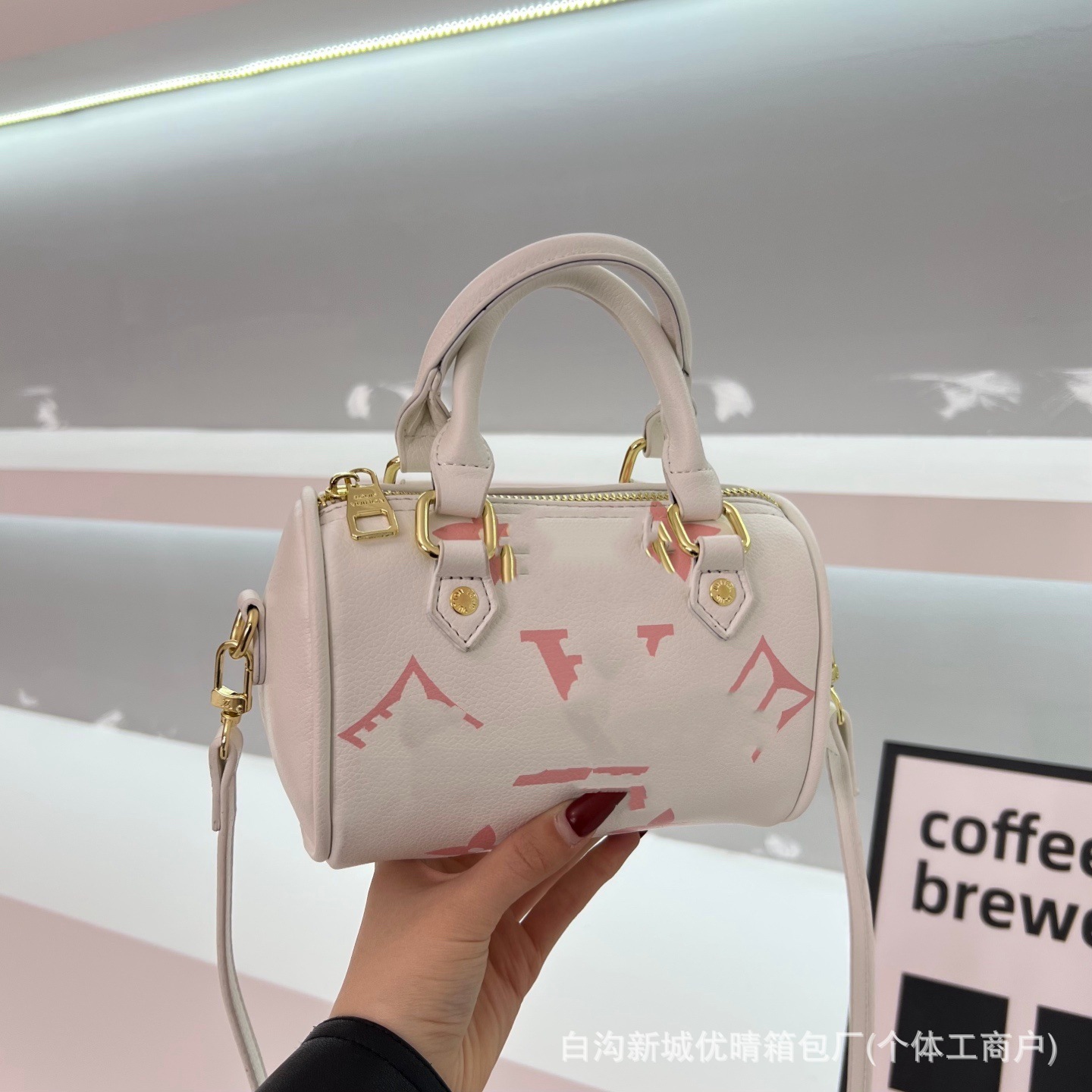 2025 Lvjia Cross-Border Retro Women's Large Capacity Boston Pillow Bag Luxury Versatile Commuter Phone Bag - Thumbnail 4
