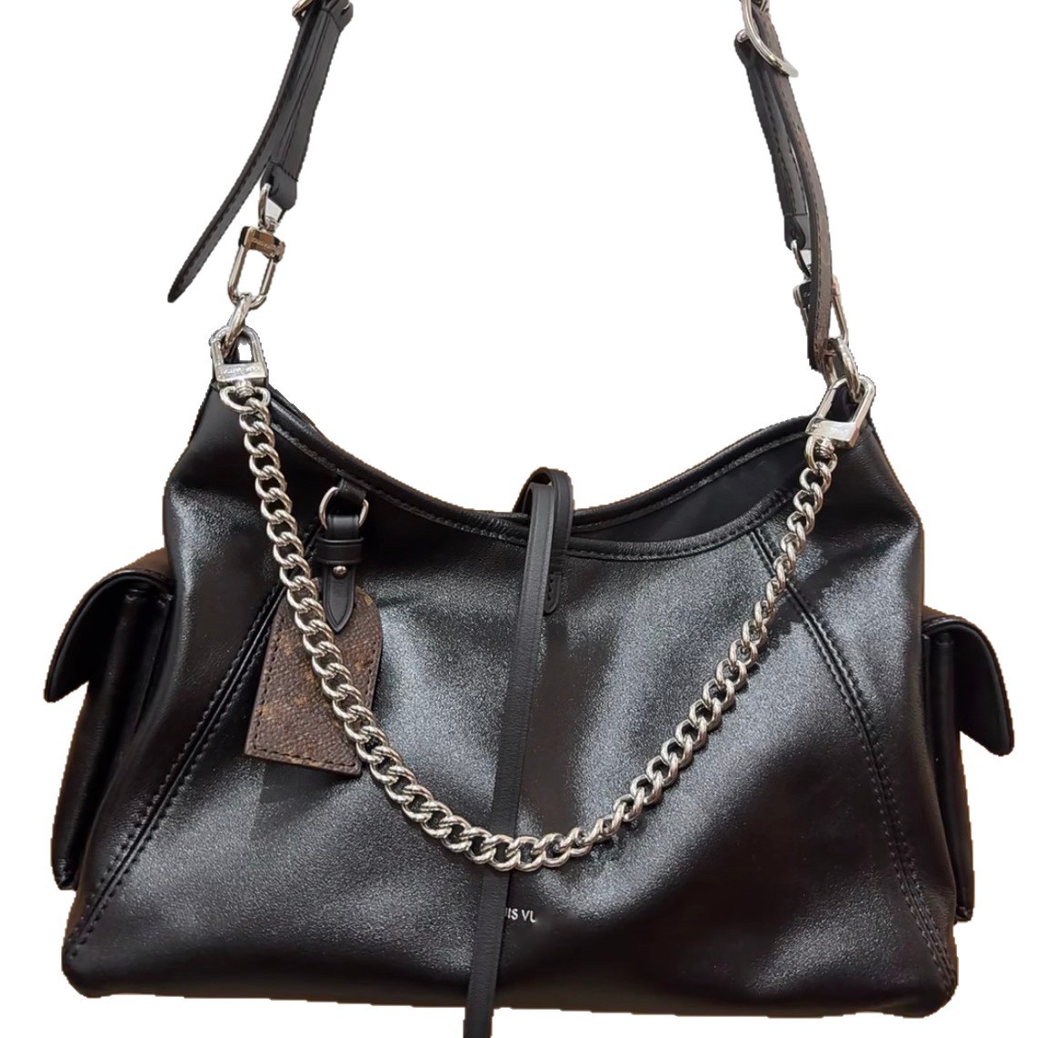 Black Warrior Tote Bag Fashion Simple Shoulder Bag Large Capacity Soft Leather Handbag For Women Office Commuting Wholesale - Thumbnail 5