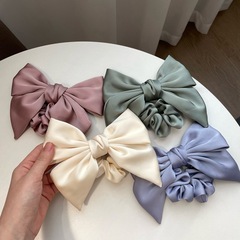 Korean Dongdaemun Design Heavy Duty French Buttercream Texture Sweet Girl Sweet Butterfly Bow Universal Hair Clip Hair Accessory
