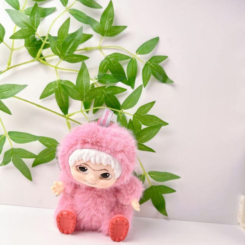 かわいいラブブー多用途人形第一世代、第二世代、第三世代、第四世代のビニールぬいぐるみキーホルダーペンダント|undefined