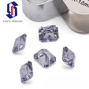 Factory wholesale Alexander special-shaped Redian/emerald/egg-shaped cultivation color treasure bare stone jewelry with stone