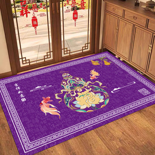 Entrance Door Mat for Dirt and Dust Removal, Shoe-Changing Mat for Entryway, Living Room Dirt-Resistant Carpet