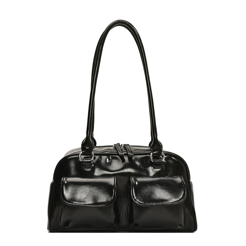 Small design underarm bag, retro handheld shoulder bag, high-end
