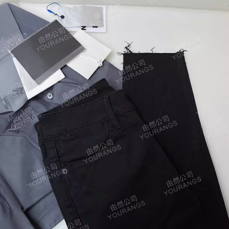 (Xindian Welfare) [Kui Qing 90] FR Black Hole High Waist Slim Fit Leg Jeans