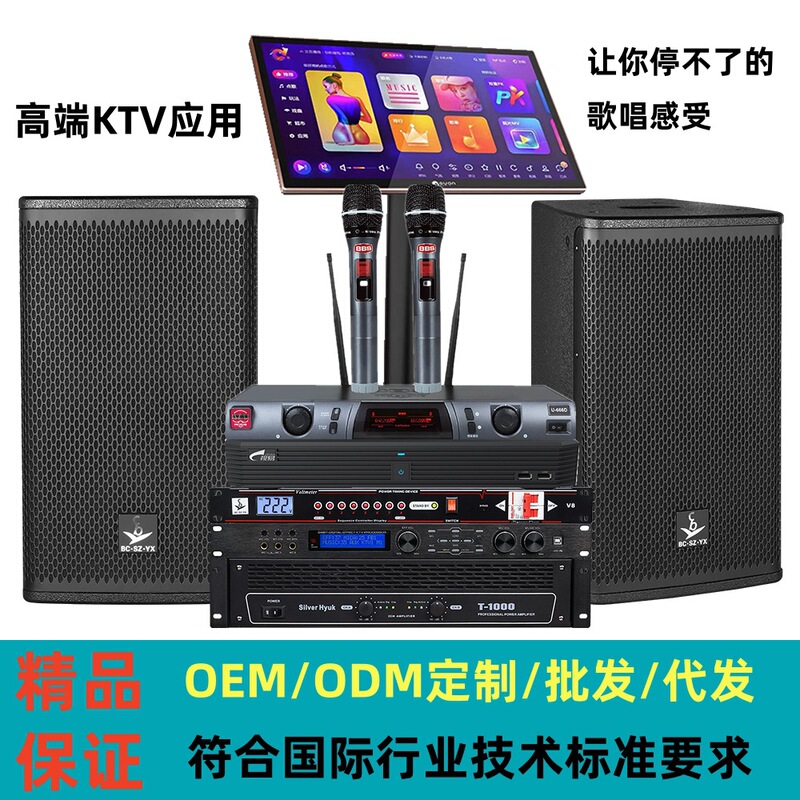 10inch 12inch Jbl Speakers Professional Speakers Karaoke Audio Full Set High-End Brand Ktv Audio Equipment Set