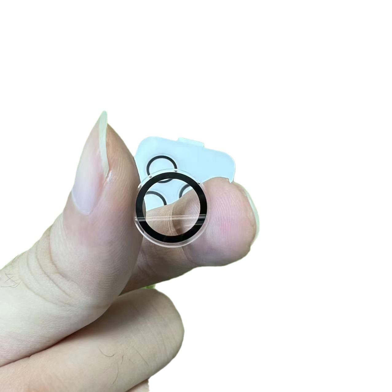 Aplicable a iPhone15 medio Paquete de película de lente transparente iPhone15Pro todo incluido transparente Eagle Eye lente película 14Pro