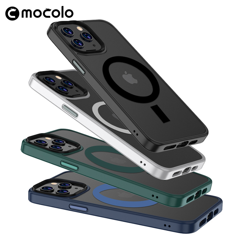 K32 para iPhone14 caja del teléfono magnético MagSafe Apple 13 Pro Max funda protectora helado yushield