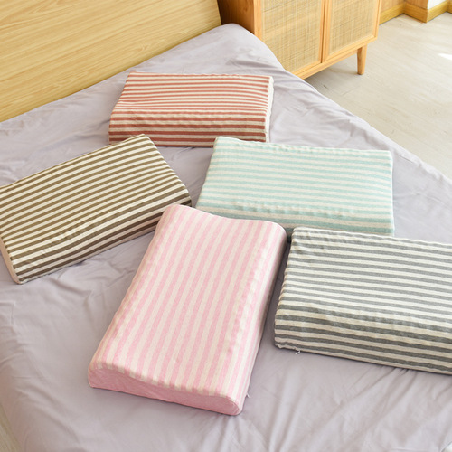 (Adult style) Latex pillow Unprinted Tianzhu cotton pillow Thai latex pillow Good quality cervical pillow wholesale delivery