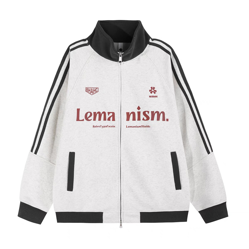 Women's Trendy Stand-Collar Baseball Jacket, Thin Zip-Up Cardigan, Stylish Top, Versatile Simple Loose Casual Clothing