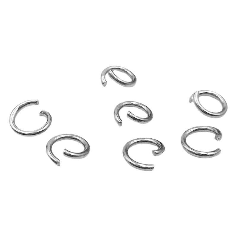 DIY ювелирные изделия круг 1,0-1,2 линия Multi-спецификации нержавеющей стали машина Открытое кольцо одно кольцо соединение кольцо оптом