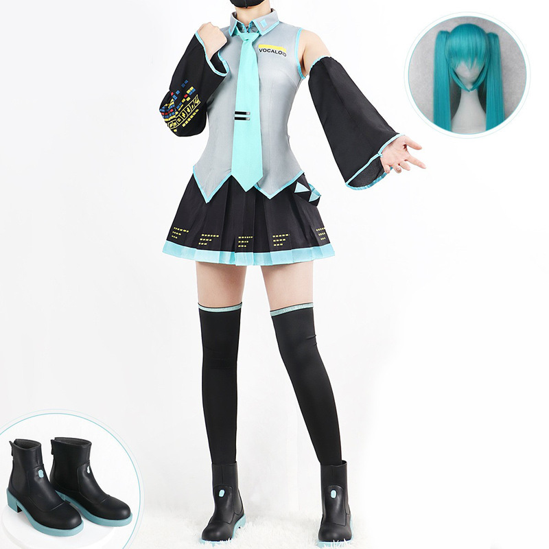 北水商初音ミクミク公式服cos服生地初音服ミク初音コスプレ服|undefined