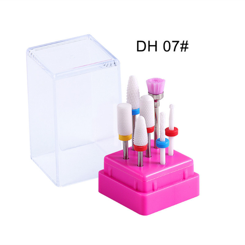 Venta caliente transfronteriza de uñas de aleación de acero de tungsteno cabeza de molienda traje de alta calidad removedor de uñas de cerámica herramientas de uñas de cabeza de molienda