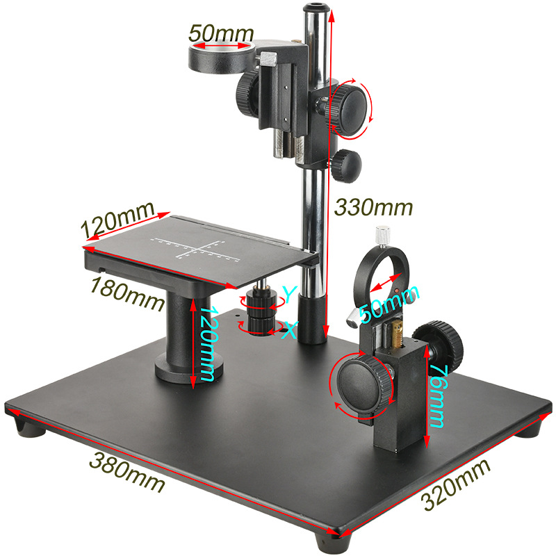 批发 卧式显微镜支架 X/Y移动平台 平整度测试台大平台支架