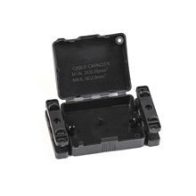供应跨境保护灯饰照明配五位接线端子盒配件ULVDE一进多出塑料盒