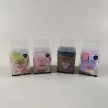PVC塑料盒气垫粉扑胶盒精美彩印透明食品级PET包装盒折盒现货批发