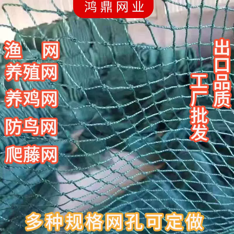 养鸡网防护网养殖网箱 各种聚乙烯 渔网 网箱 拖网网片