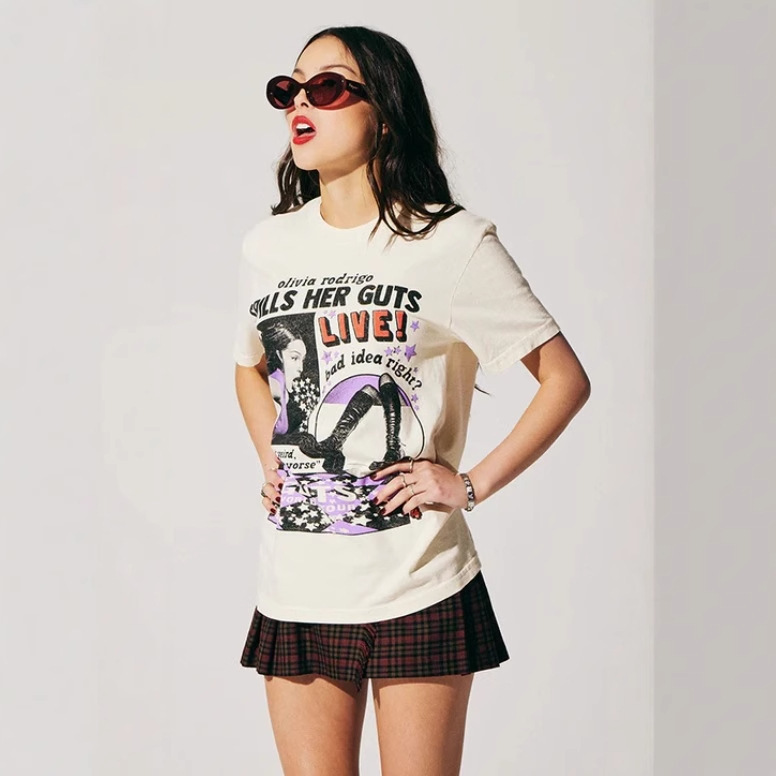 Cross-Border Clothing Supply Source Amazon Best-Selling Olivia Rodrigo World Tour T-Shirt and Sweatshirt Series Cross-Border Clothing Supply Source Amazon Best-Selling Olivia Rodrigo World Tour T-Shirt and Sweatshirt Series