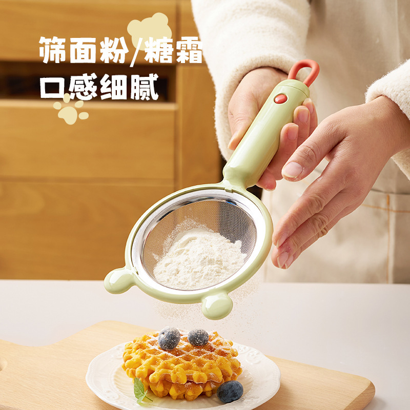 Kitchen Multifunctional Flour Sieve Colander Soy Milk Filter Household Ultra-Fine Slag Separator Baby Food Supplement Filter Wholesale