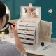 Jewelry Box 2024 New High-grade European Princess Large Capacity Jewelry Storage Box Multi-layer Jewelry Box Household