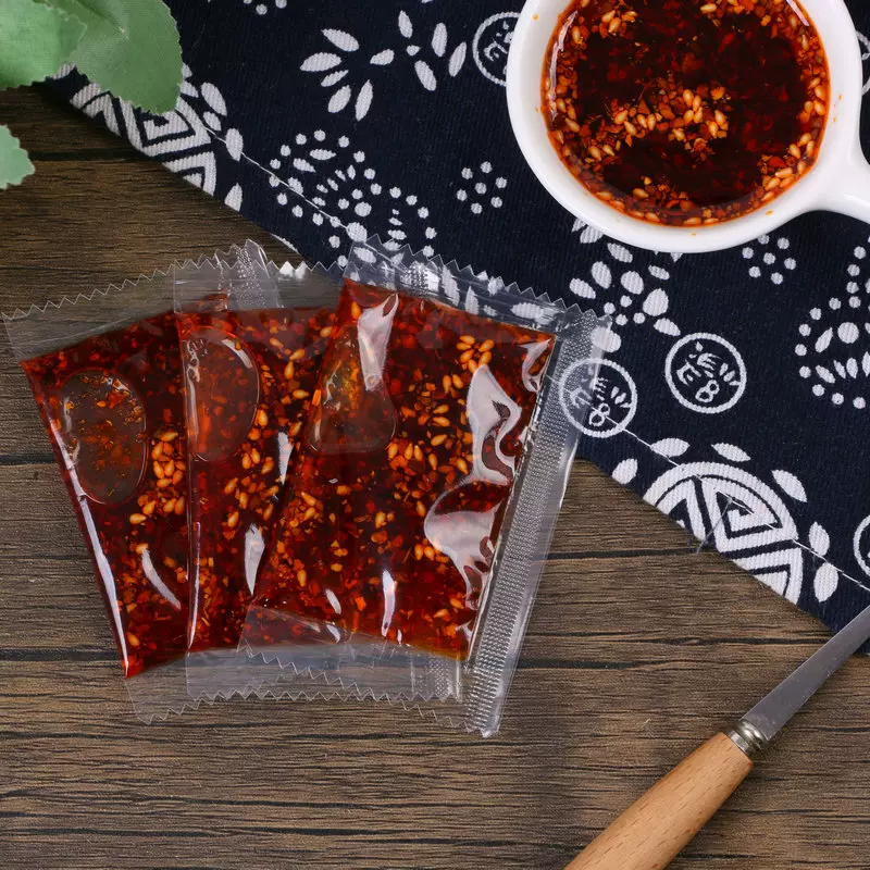 独立包装辣椒油蘸饺子拌面凉拌菜调味料小包装辣椒油代加工可定制