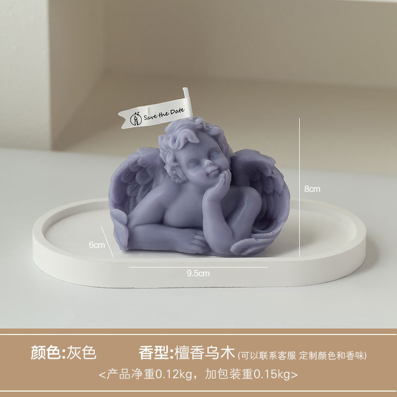 エンジェル香りキャンドル卸売ロマンチックな誕生日ギフトセットギフトボックス装飾装飾品 diy 香りキャンドル|undefined