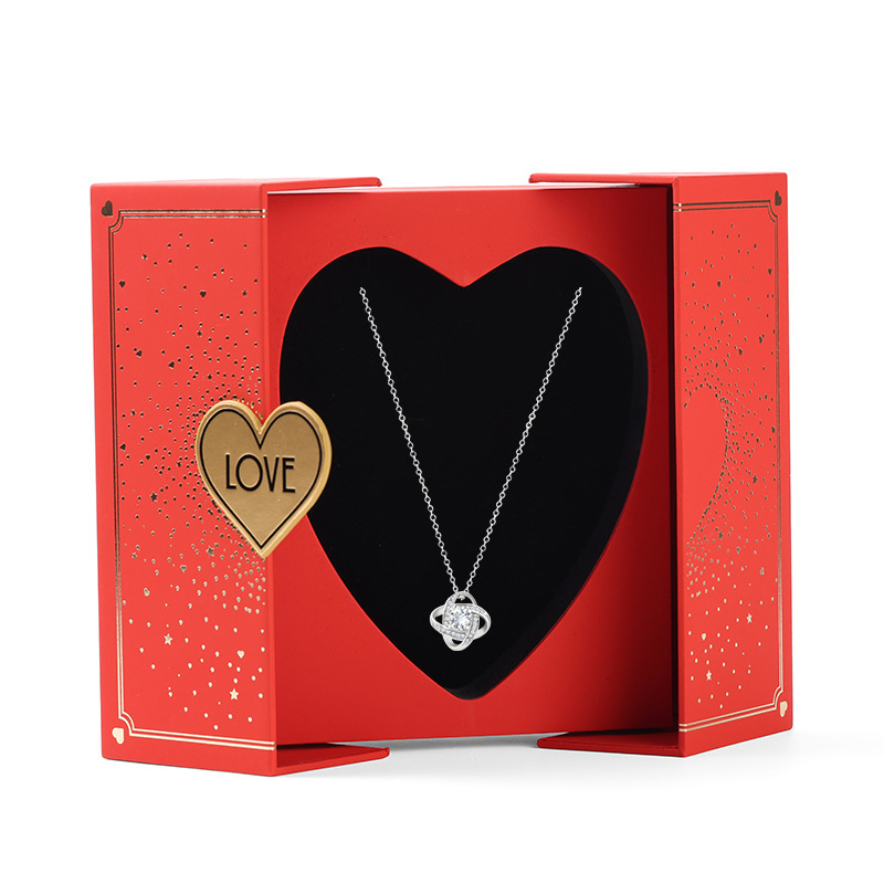 Qixi Día de San Valentín amor joyería caja collar traje anillo colgante joyería caja cumpleaños confesión regalo