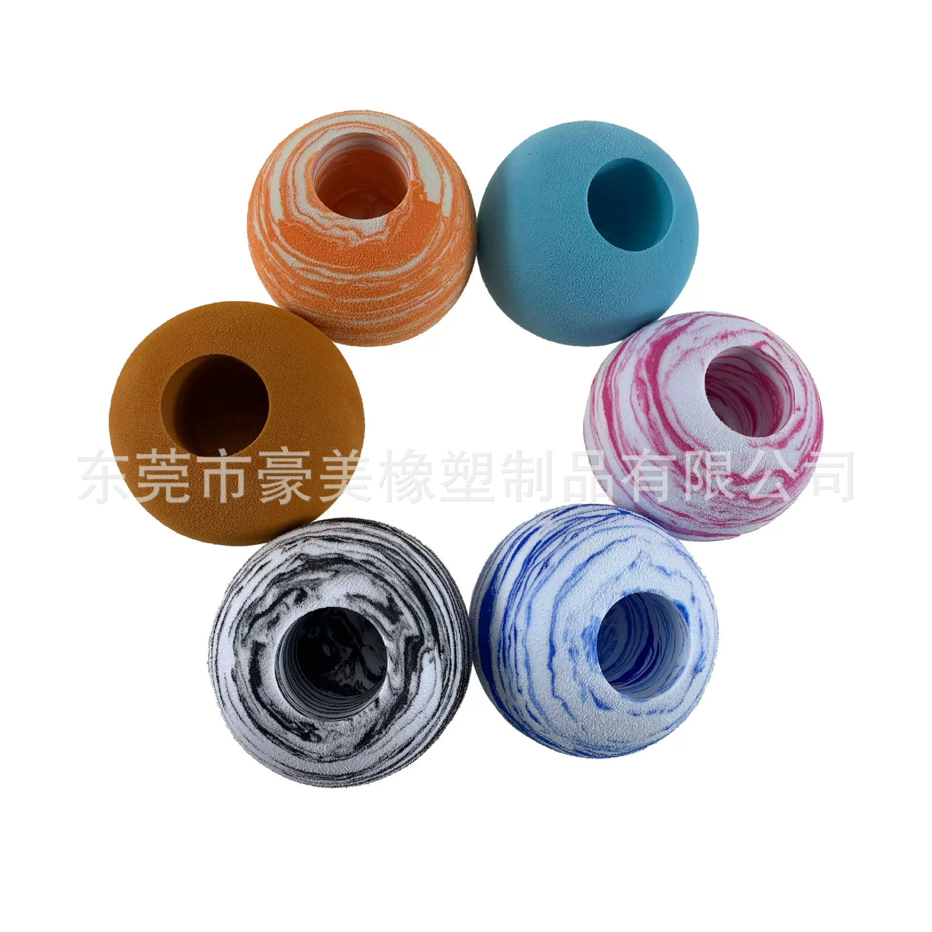 EVA海绵球实心儿童泡沫弹性手抓球可打孔玩具羽毛球海绵头现货