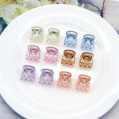 つや消しのミニヘアピンの小さいサイズのクリップのプラスチックの明るい黒い髪のクリップの前髪のクリップのヘアピンのアクセサリー|undefined