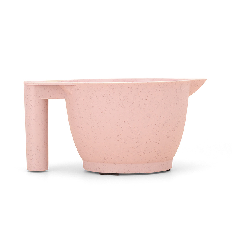 Tratamiento del cabello Tazón de aceite Tazón de tinte para el cabello Tazón de mezcla de color con mango Herramientas de peluquería Tratamiento del cabello Tazón de aceite Cabello Tazón de plástico para el cabello Comercio exterior