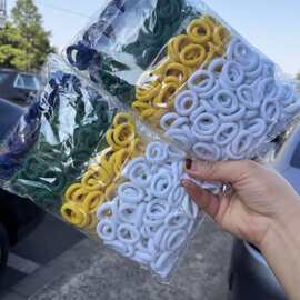 儿童可爱女孩发饰糖果色皮筋宝宝头绳不伤发高弹力橡皮筋扎头发圈